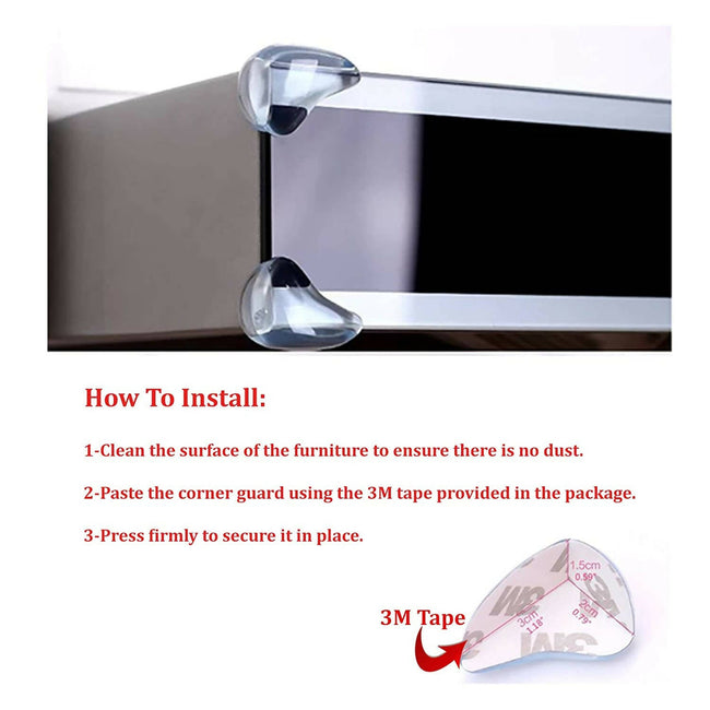 Safe-O-Kid Tear Drop Colorful Corner Caps, Purple For Kids Protection Main Image