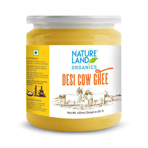 Nature Land Organics Desi Cow Ghee | Natural Desi Cow Ghee | Healthy & Organic Ghee From Cow's Milk Hover Image