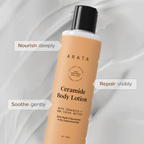 Arata Ceramide Body Lotion for Dry and Compromised Skin