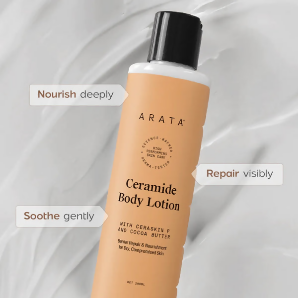 Arata Ceramide Body Lotion for Dry and Compromised Skin