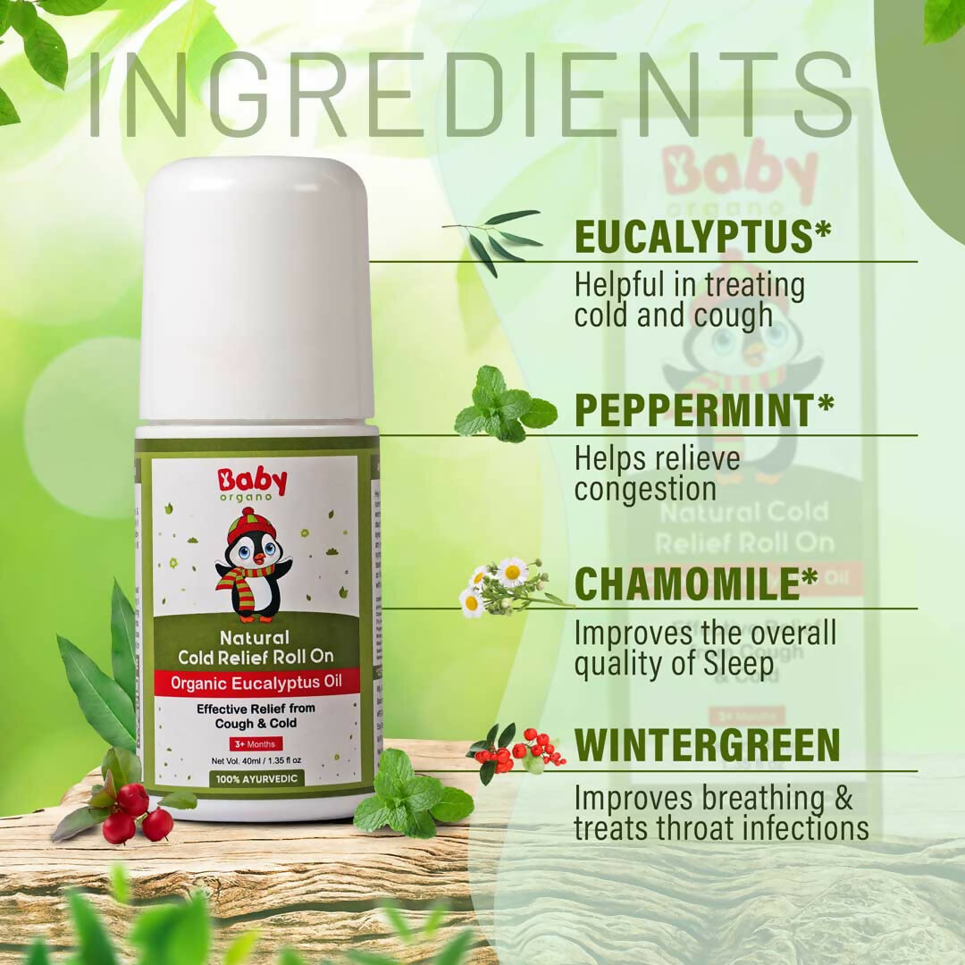 Babyorgano Natural Cold Relief Roll On