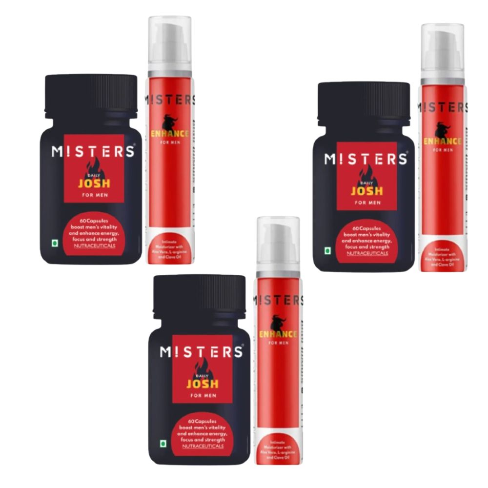 Misters Daily Josh & Enhance Intimate Moisturizer Cream Combo