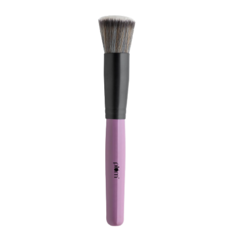 Plum Soft Blend Foundation Brush Easy Pick-up 01