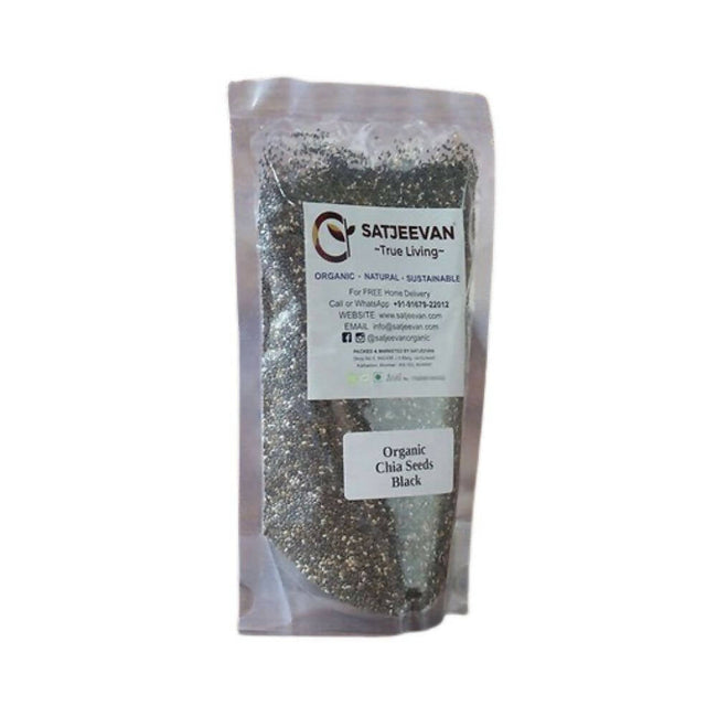 Satjeevan Organic Chia Seeds Black Main Image