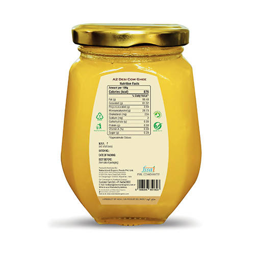 Nature Land Organics A2 Desi Cow Ghee | Certified Pure Cow Ghee | Nutritious Organic Desi Ghee Main Image