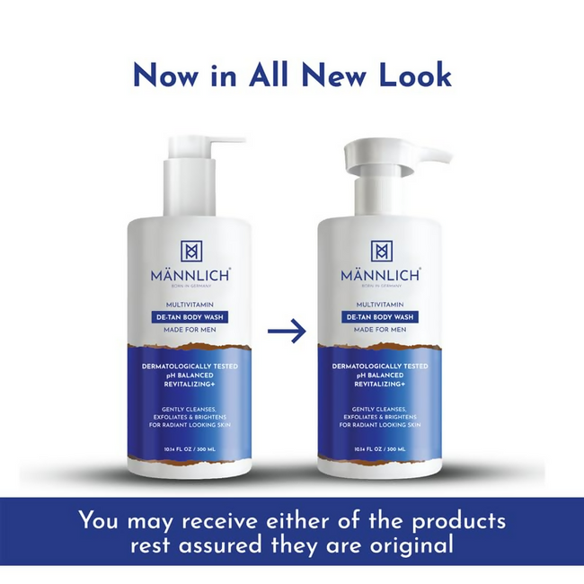 Mannlich Multivitamin De-Tan & Detox Body Wash Main Image