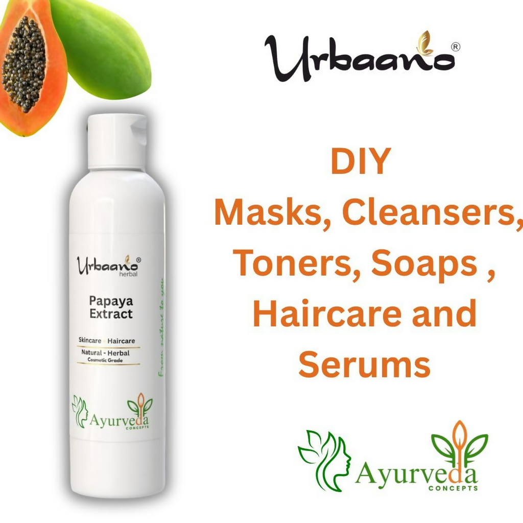 Urbaano Herbal Pure Papaya Extract Natural For DIY Skin Hair & Body Care