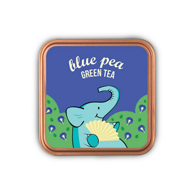 Tea Trunk Blue Pea Flowers Natural Anti-Oxidant Butterfly Pea Flower Tisane Green Tea Hover Image