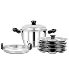 Pigeon Stainless Steel Hot 20 Idly Pot/Idly Maker with Steamer