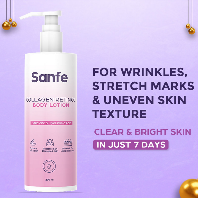Sanfe Collagen Retinol Body Lotion Main Image