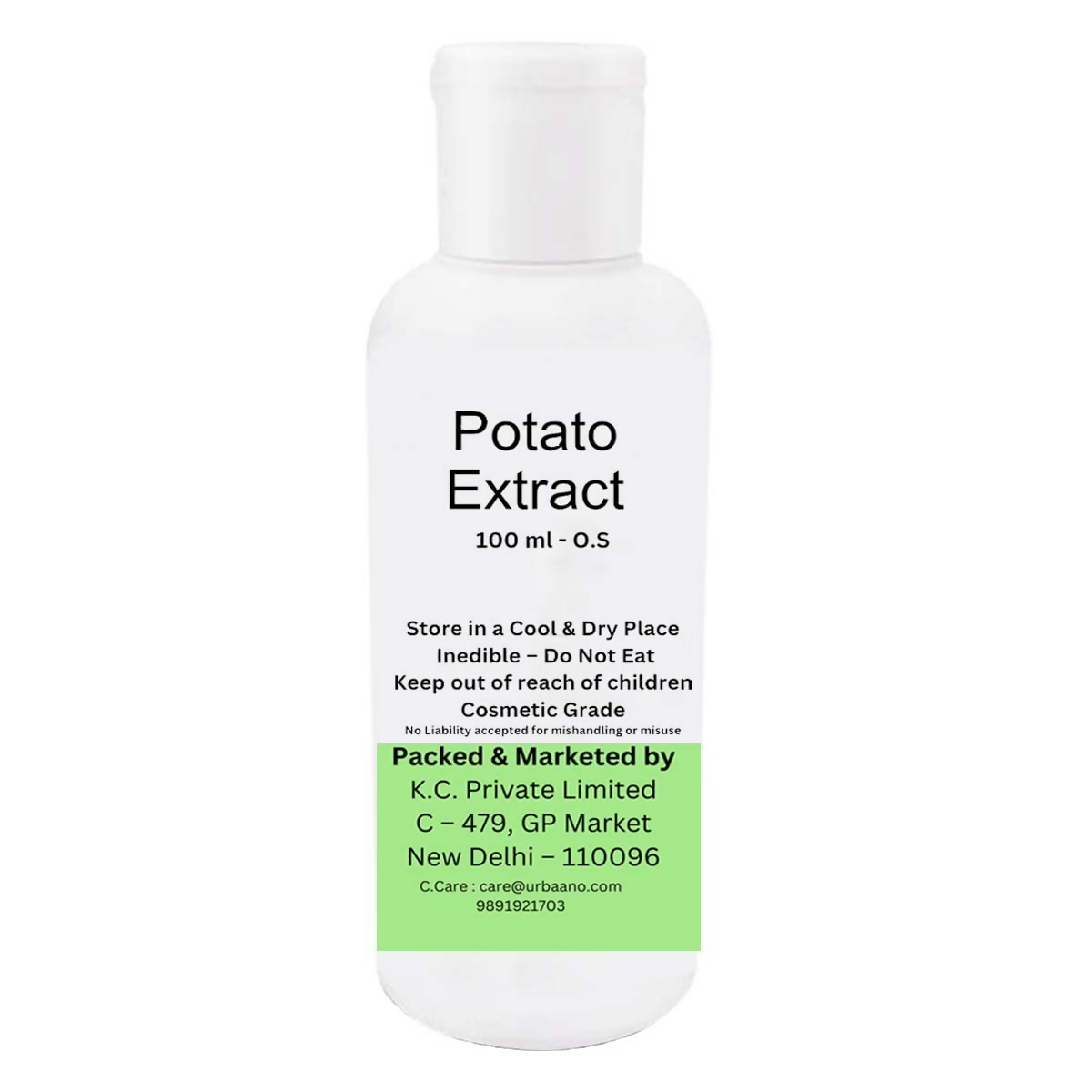 Urbaano Herbal Potato Extract Oil Soluble Natural Brightening & Soothing