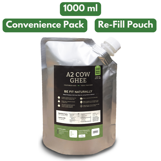 Le Organics A2 Cow Ghee | Cultured Desi Ghee | Homemade & Certified Organic Ghee Hover Image