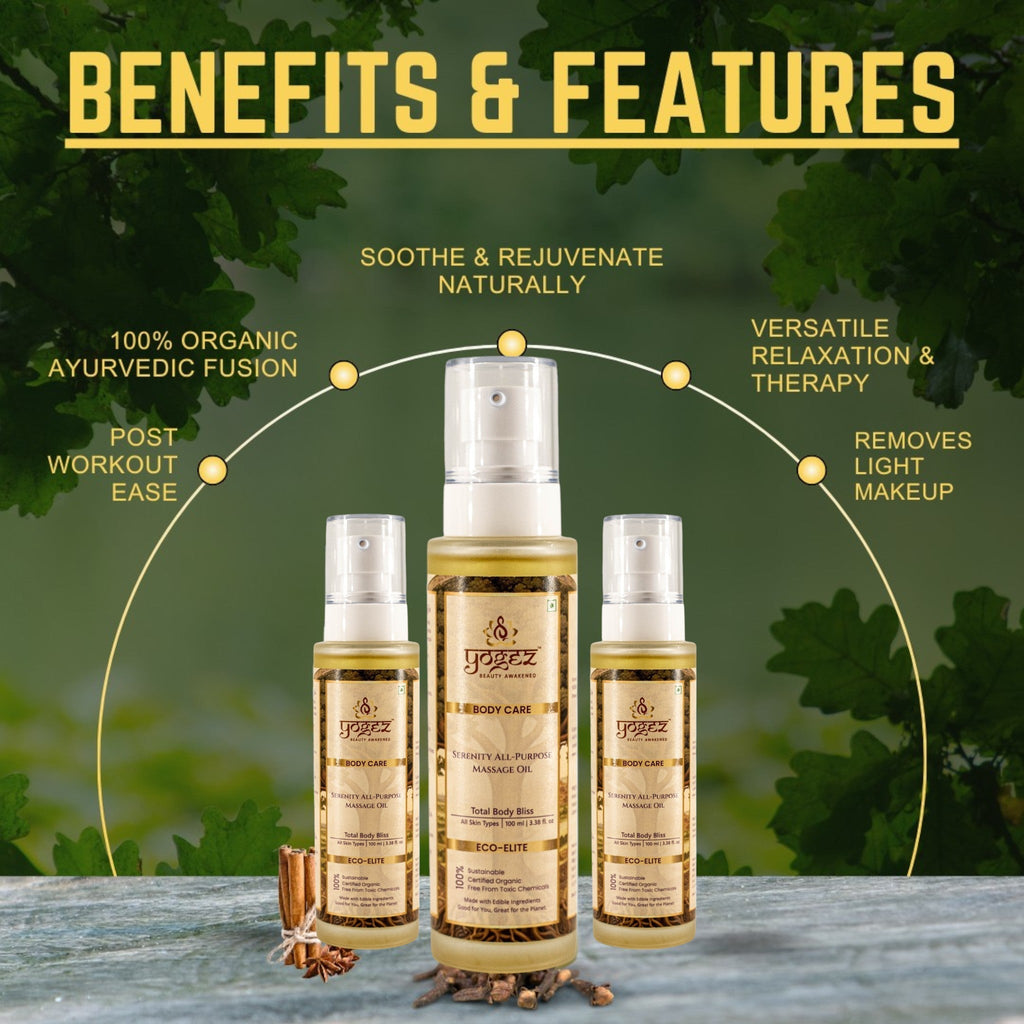 Yogez Serenity All-Purpose Massage Oil