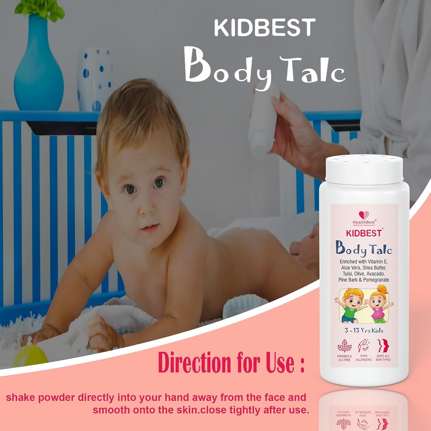 HealthBest Kids Best Body Powder
