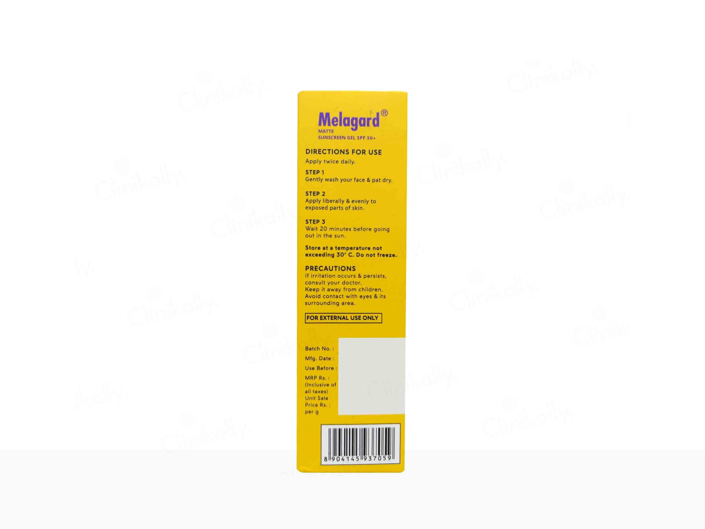 Melagard Matte Sunscreen Gel SPF 50+ PA+++