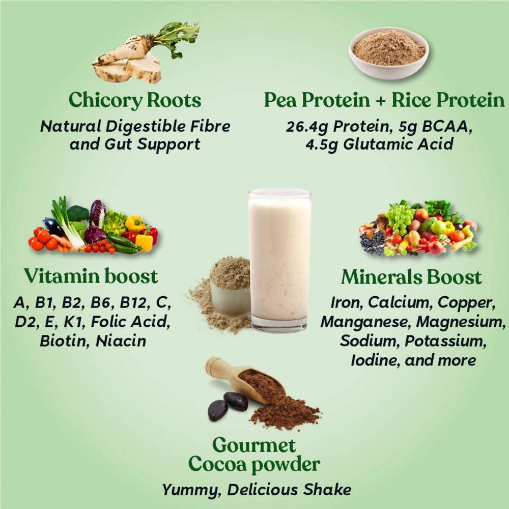 Kapiva Ayurveda Vegan Protein Post-Workout Recovery Cookies & Cream