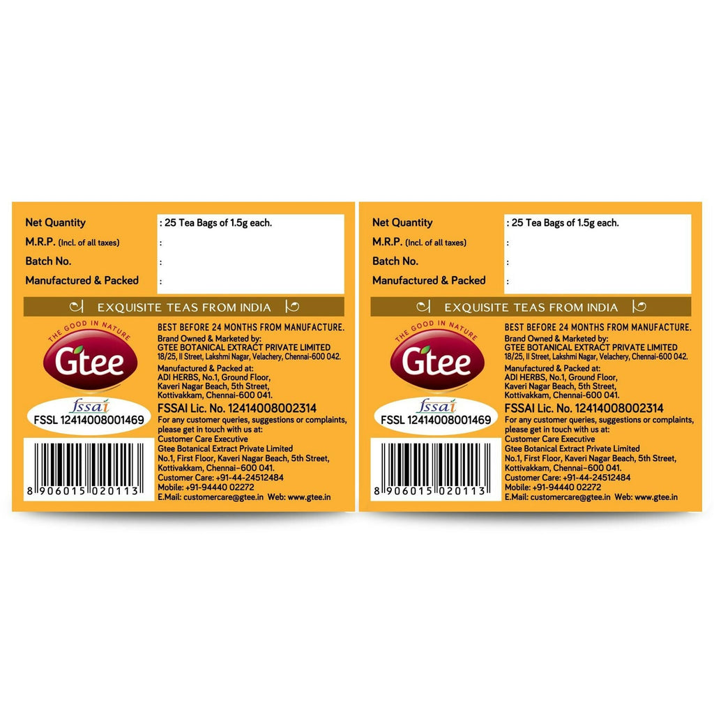 Gtee Chamomile Green Tea Bags for Stress Relief and Good Sleep