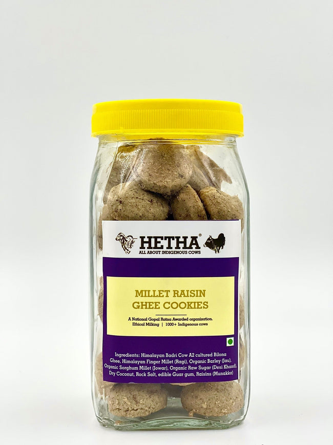 Hetha Millet Raisin (Munakka) Cookies with Ghee Hover Image
