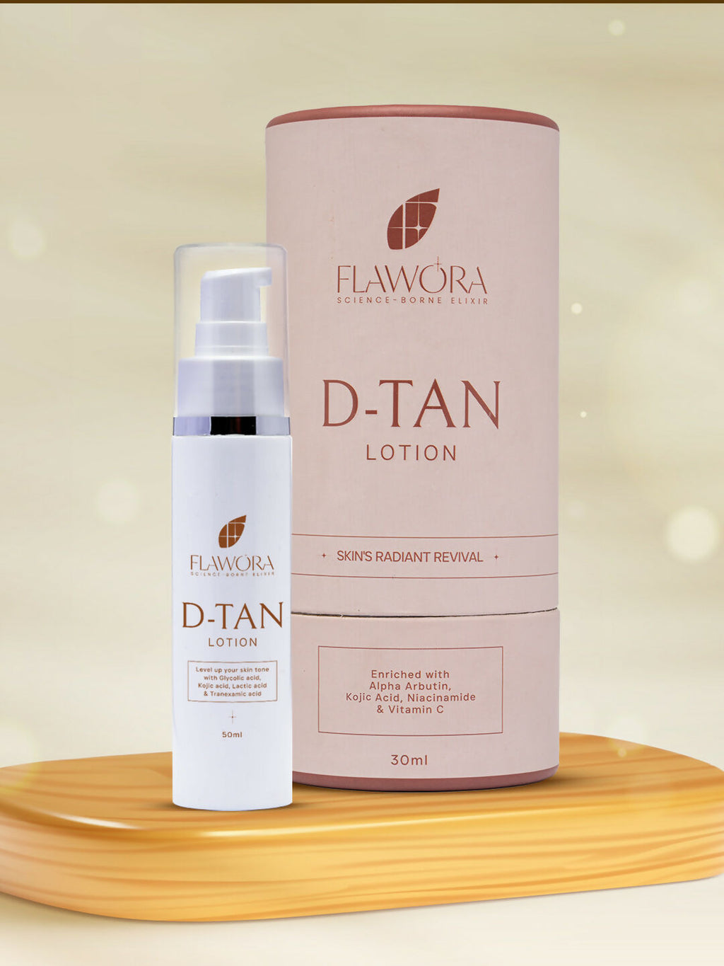 Flawora D-Tan Lotion for Pigmentation & Tan Removal For Dark Spots