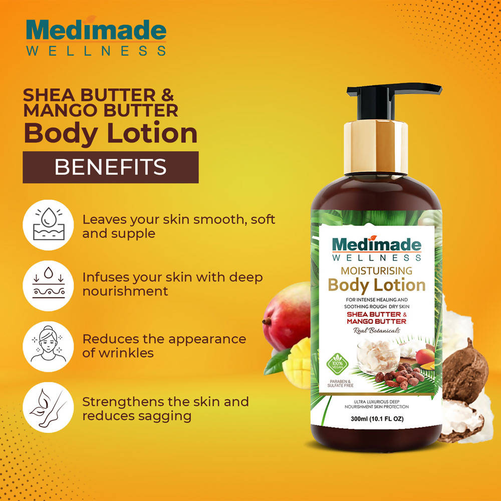 Medimade Wellness Moisturising Body Lotion With Shea Butter & Mango Butter