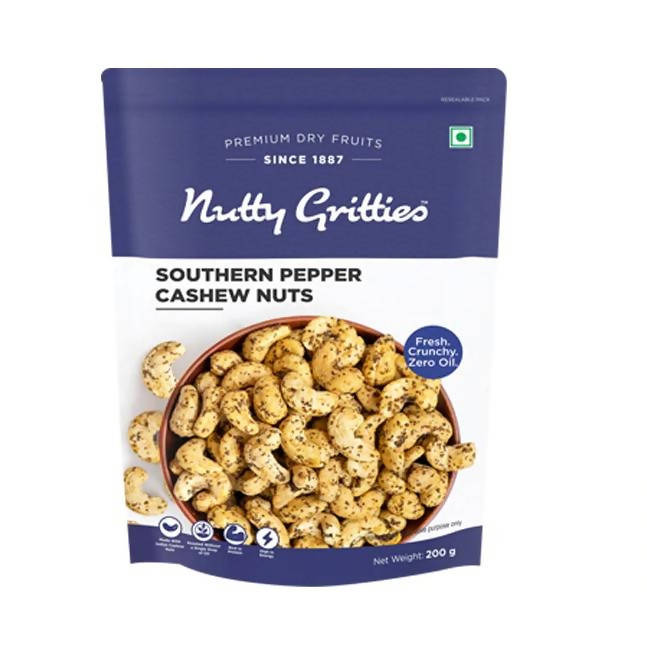 Nutty Gritties Southern Pepper Cashew Nuts Hover Image