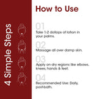 TAC - The Ayurveda Co. Kumkumadi Body Lotion for Dry Skin, Deep Nourishment & Moisturization