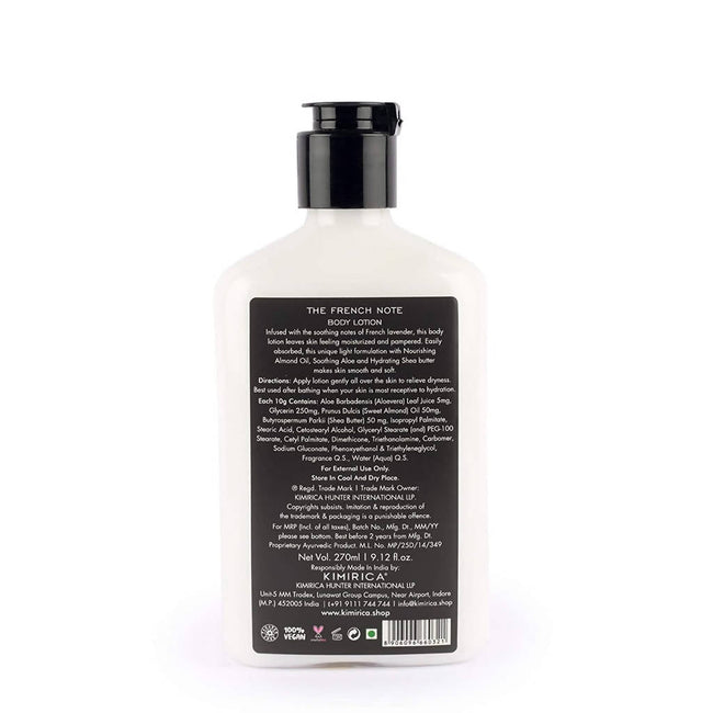 Kimirica The French Note Body Lotion Main Image