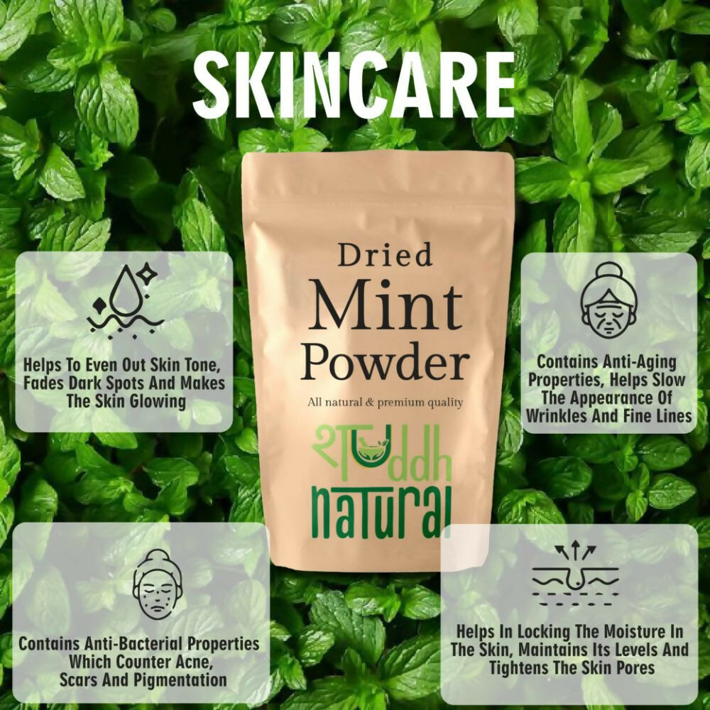 Shuddh Natural Mint Powder - Aromatic Flavor