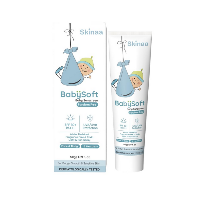Skinaa Babysoft Baby Sunscreen SPF 30+ PA+++ Hover Image