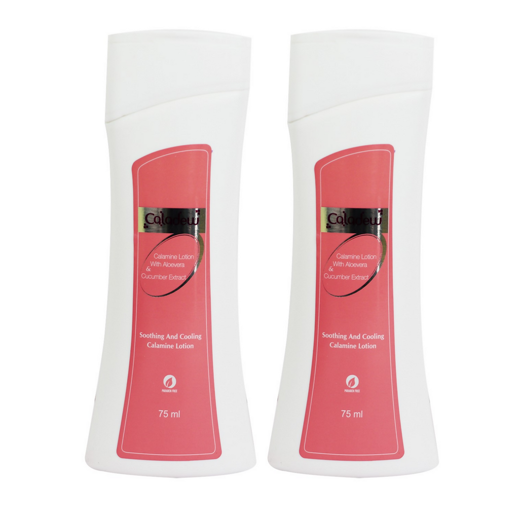 Caladew Calamine Lotion With Aloe Vera And Cucumber Extract