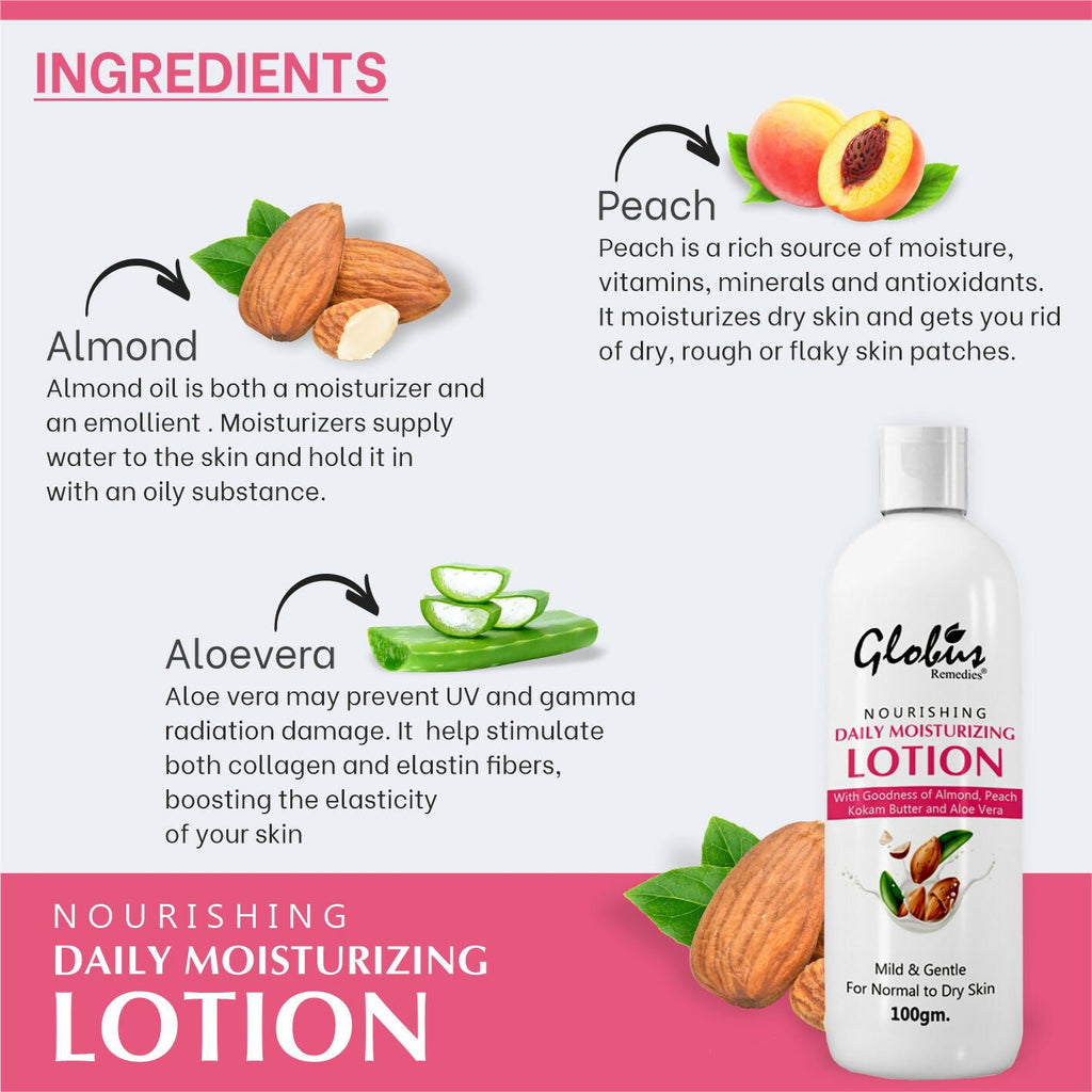 Globus Remedies Daily Moisturising Body Lotion