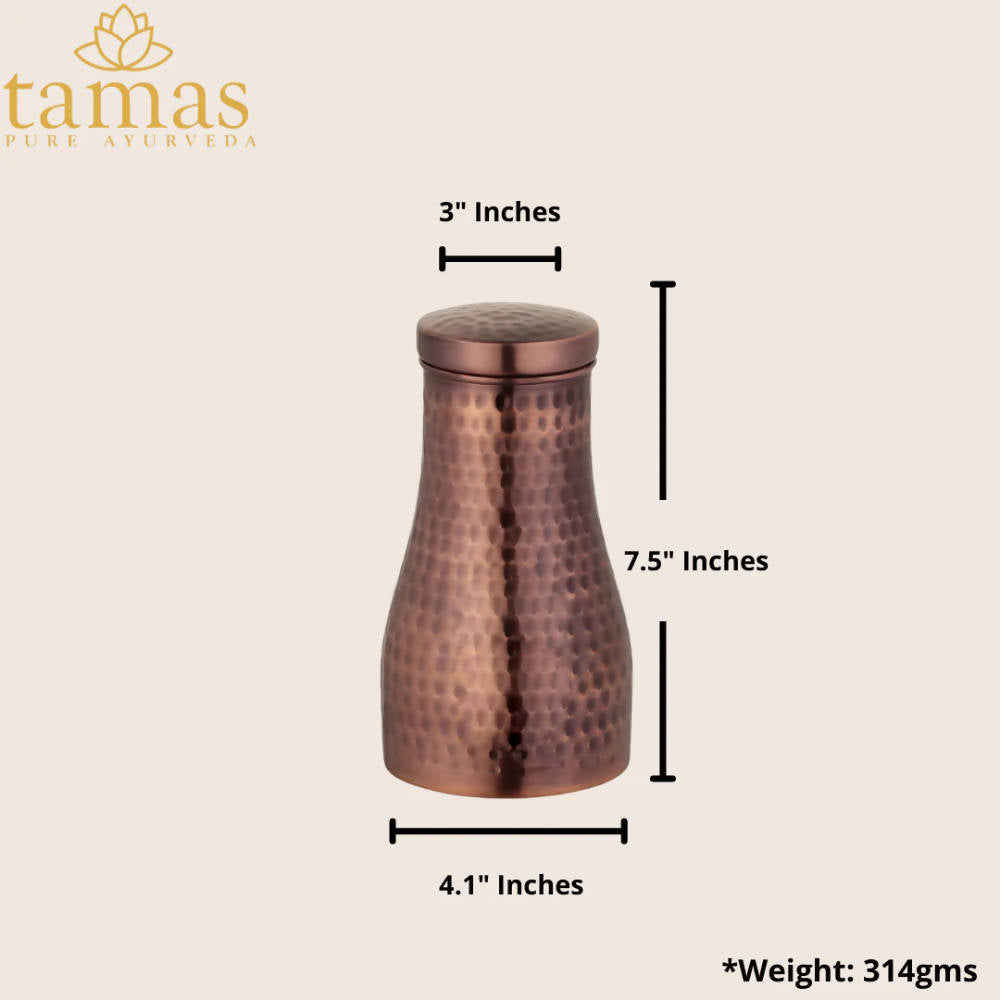 Tamas Hammered Antique Copper Water Jar