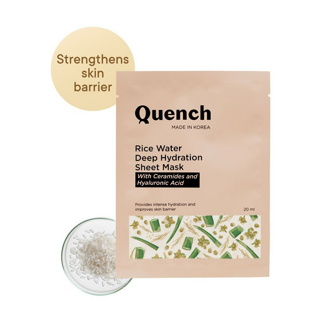 Quench Rice Water Deep Hydration Sheet Mask Main Image