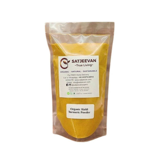 Satjeevan Organic Haldi Turmeric Powder Hover Image