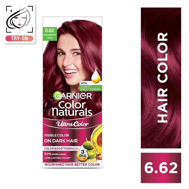 Garnier Color Naturals Hair Color - 6.62 Cranberry Red Main Image