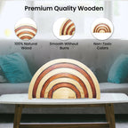 Matoyi Wooden Arch Shaped Stacker Multicolor - 7 Piece
