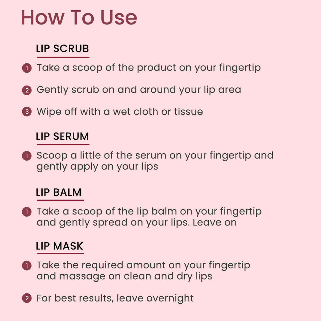 Earth Rhythm Lippie Stack Box - (Lip Scrub, Lip Serum, Lip Balm and Lip Mask)