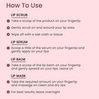 Earth Rhythm Lippie Stack Box - (Lip Scrub, Lip Serum, Lip Balm and Lip Mask)