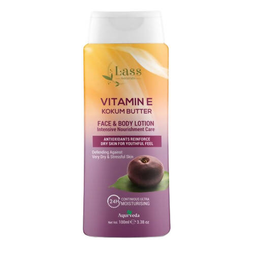 Lass Naturals Vitamin E Kokum butter Face & Body Lotion Hover Image