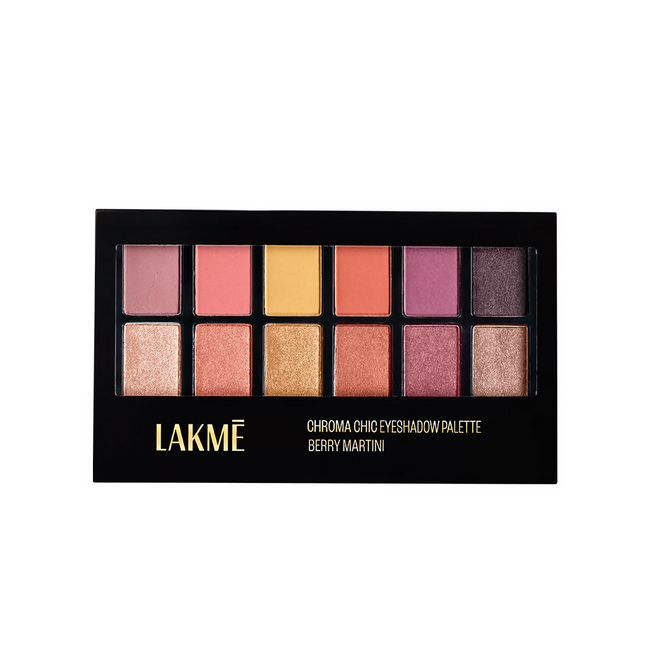 Lakme Glitterati Chroma Chic Eye Shadow Palette - Sundowner Hover Image