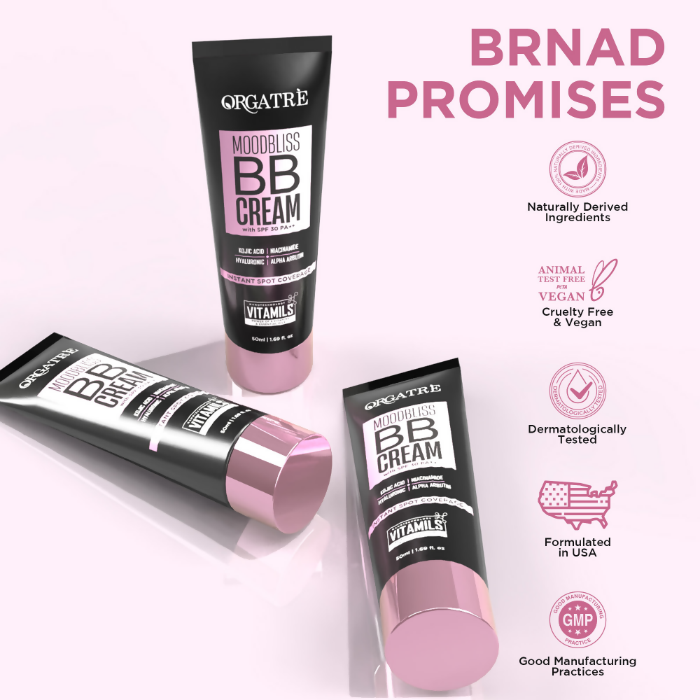 Orgatre Moodbliss BB Cream With SPF 30 PA++ - Dusk Brown-240