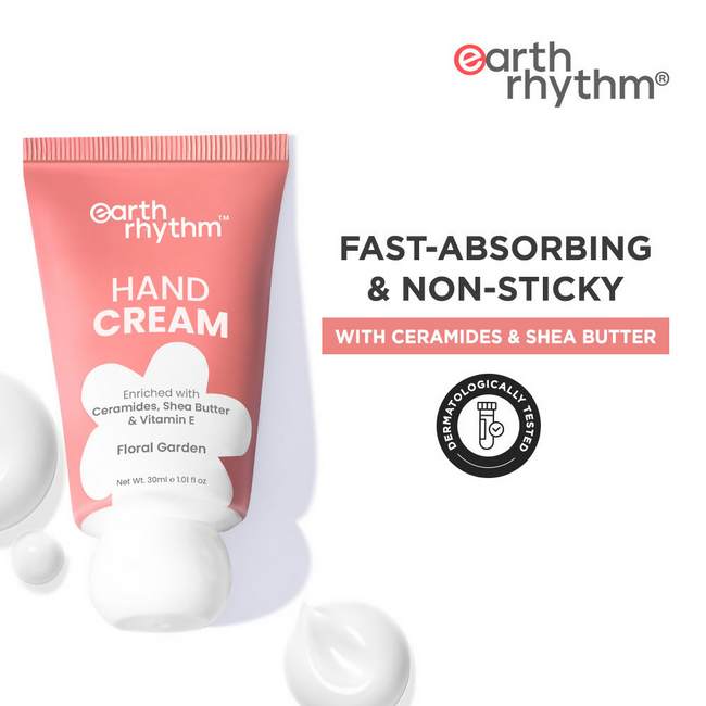 Earth Rhythm Floral Garden Hand Cream Enriched with Ceramide Main Image