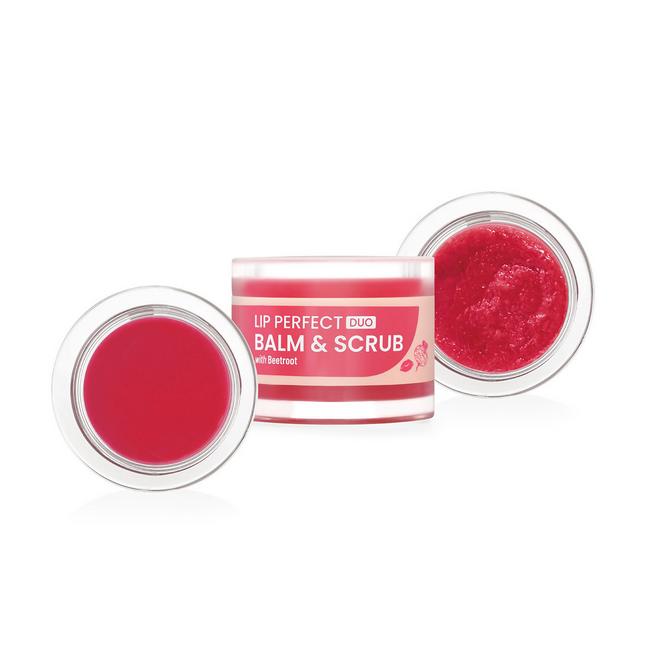 Swiss Beauty Lip Perfect Duo Balm & Scrub - Beetroot Main Image