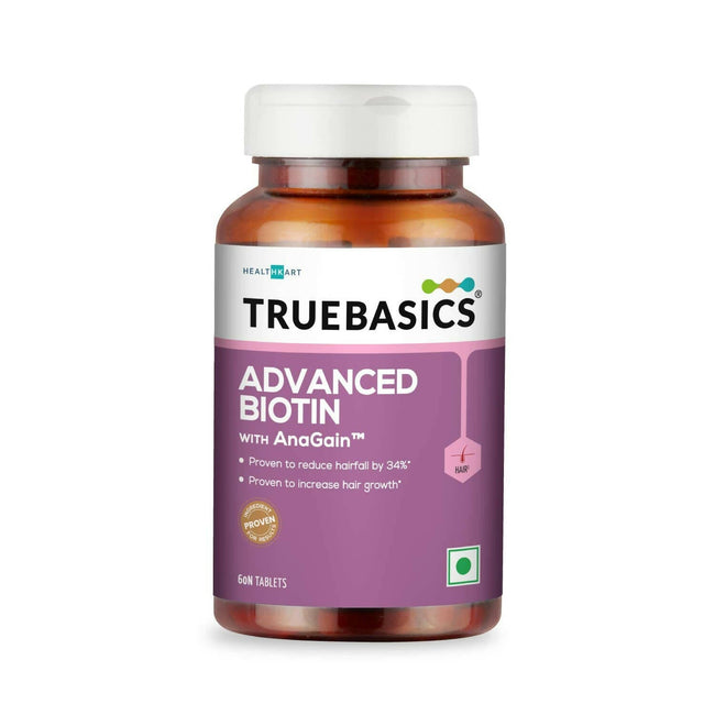 TrueBasics Advanced Biotin with AnaGain Tablets Hover Image