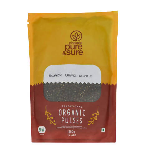 Pure & Sure Black Urad Dal Whole Organic Pulses Hover Image