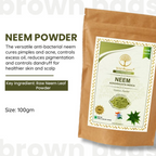 Wild Organic Neem Leaf Powder For Face And Hair Pack