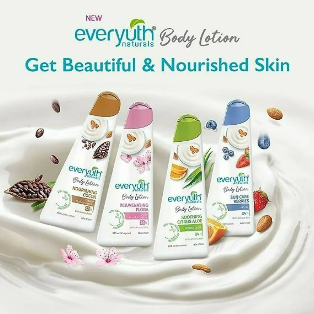 Everyuth Naturals Body Lotion Sun Care Berries