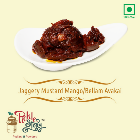 The Pickle Story Bellam (Jaggery) Avakai Pickle