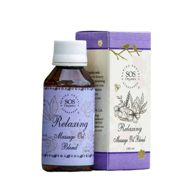 SOS Organics Relaxing Massage Oil Blend Hover Image