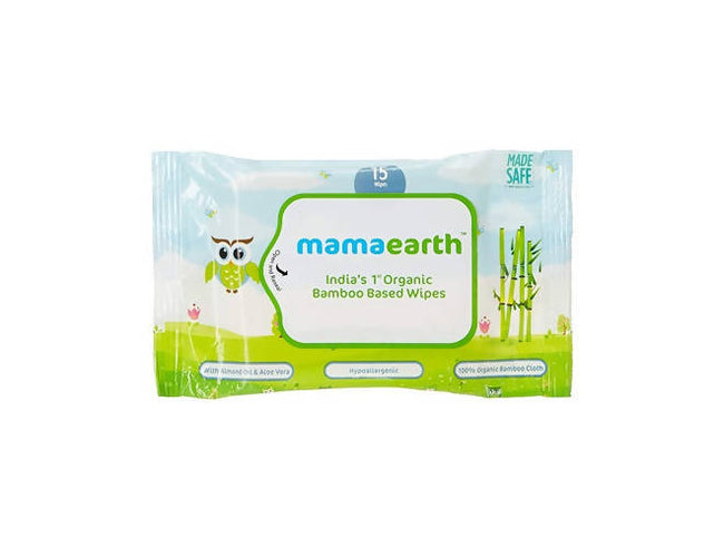 Mamaearth India's 1st Organic Bamboo Based Wipes Hover Image